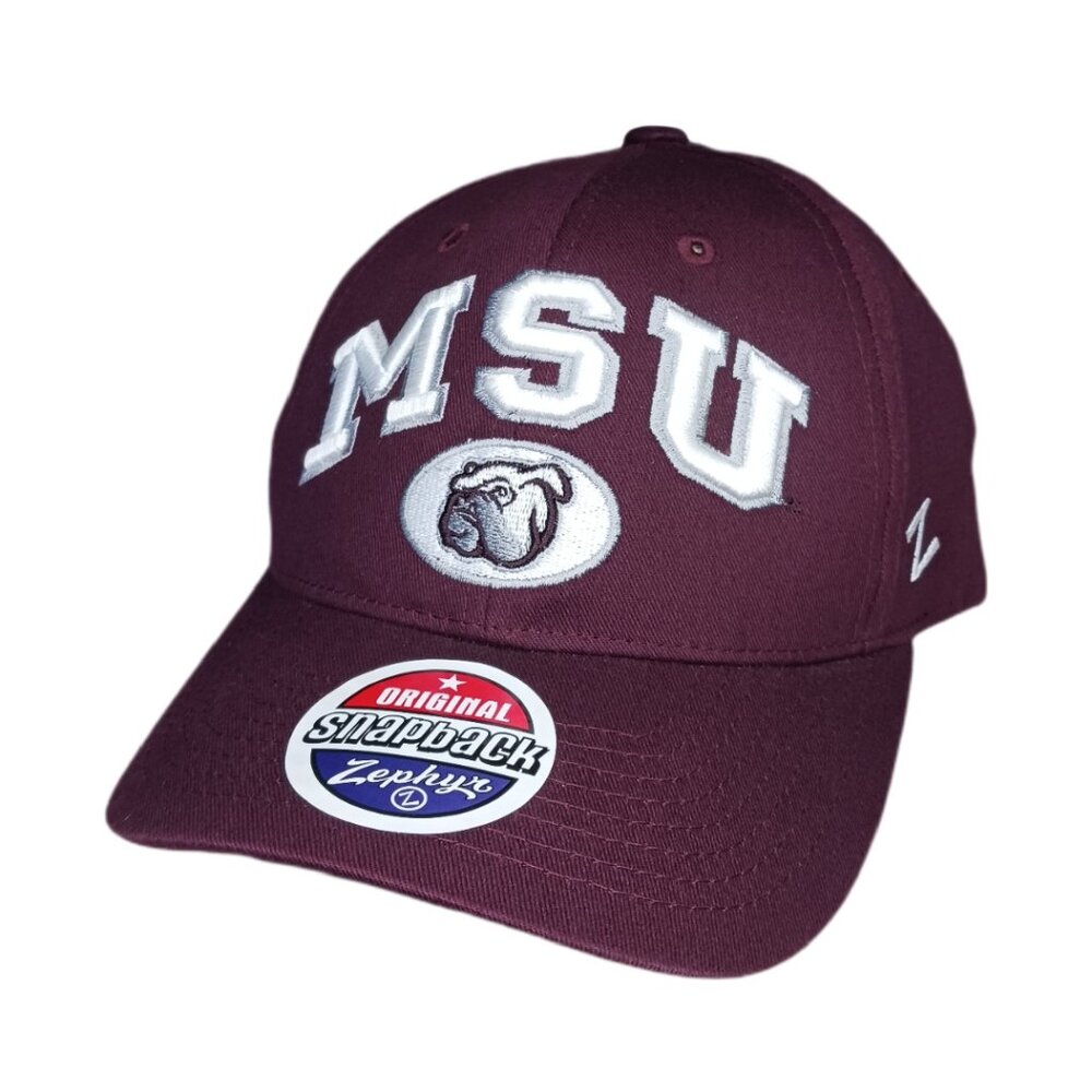 Vintage Zephyr Mississippi State Bulldogs Hat Cap Mens Adjustable Snapback NCAA